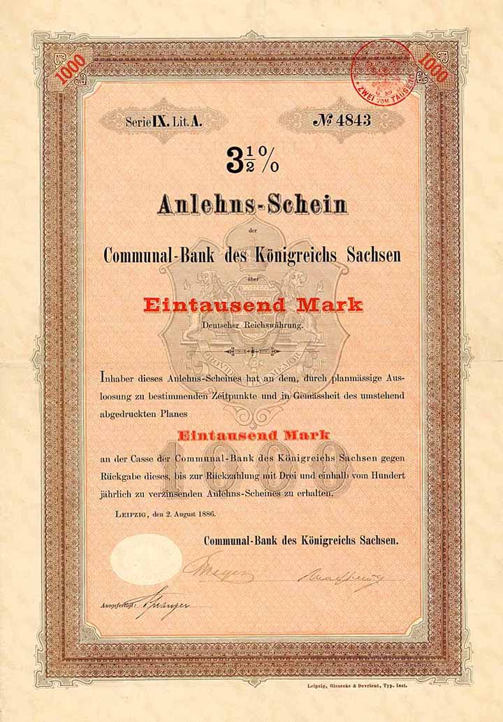 Communal-Bank des Königreichs Sachsen