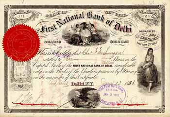 First National Bank of Delhi (Port Jervis), N.Y.