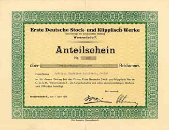 Erste Deutsche Stock- & Klippfisch-Werke GmbH