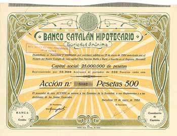 Banco Catalan Hipotecario S.A.
