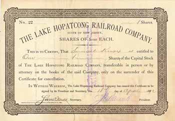 Lake Hopatcong Railroad