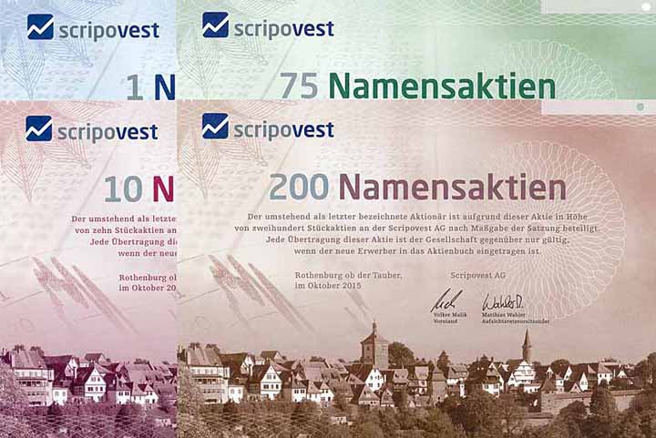 Scripovest (4 Stücke)