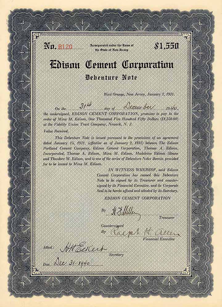 Edison Cement Corporation (OU Mina Edison)