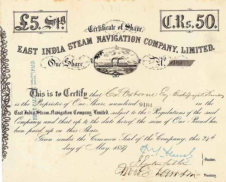 East India Steam Navigation Co.