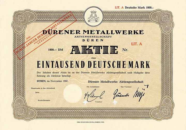 Dürener Metallwerke AG