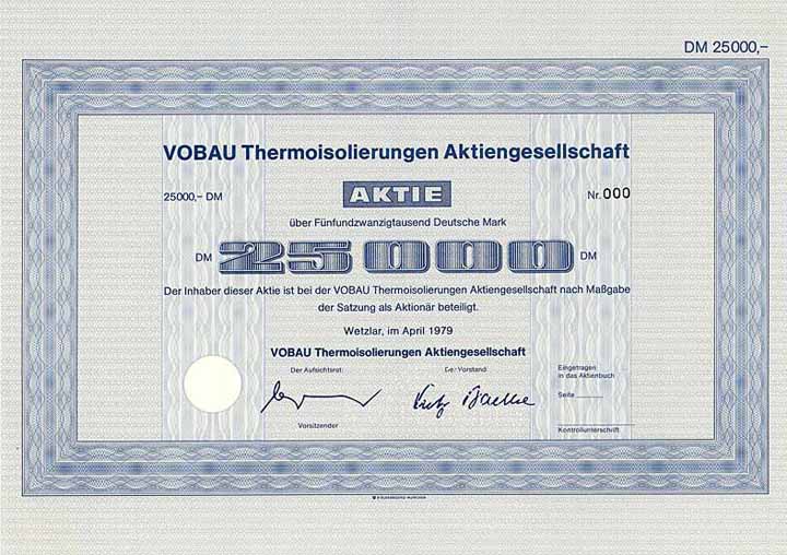 VOBAU Thermoislolierungen AG