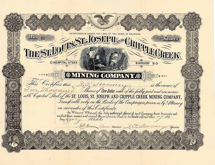 St. Louis, St. Joseph and Cripple Creek Mining Co.