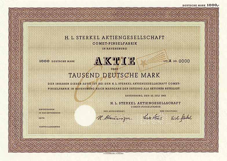 H. L. Sterkel AG Comet-Pinselfabrik