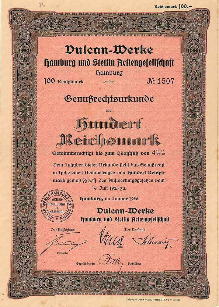 Vulcan-Werke Hamburg und Stettin AG