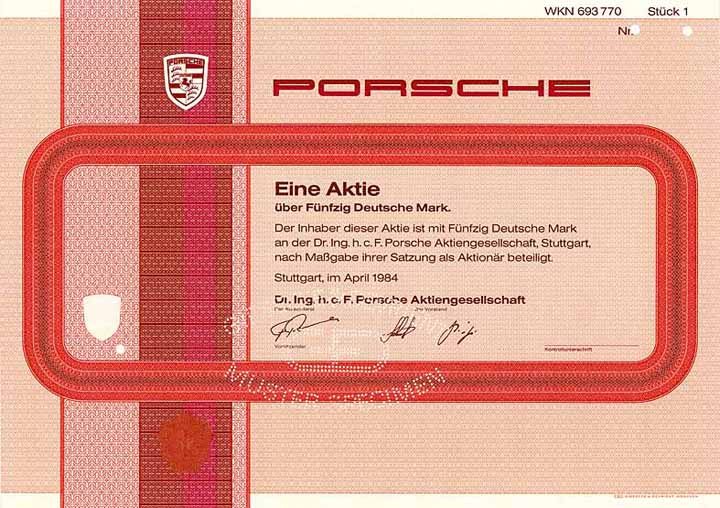 Dr. Ing. h.c. F. Porsche AG