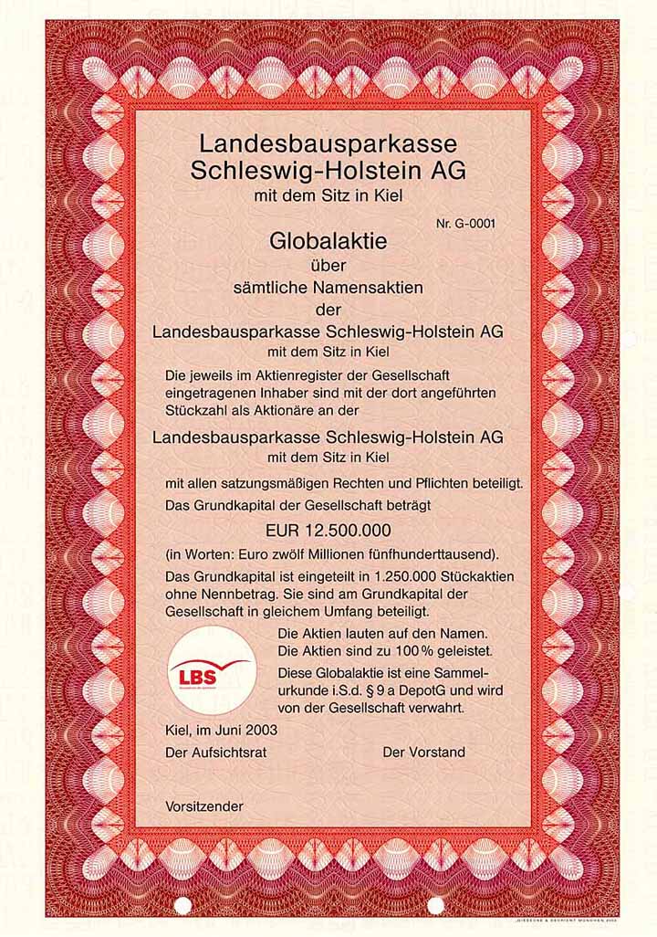 Landesbausparkasse Schleswig-Holstein AG