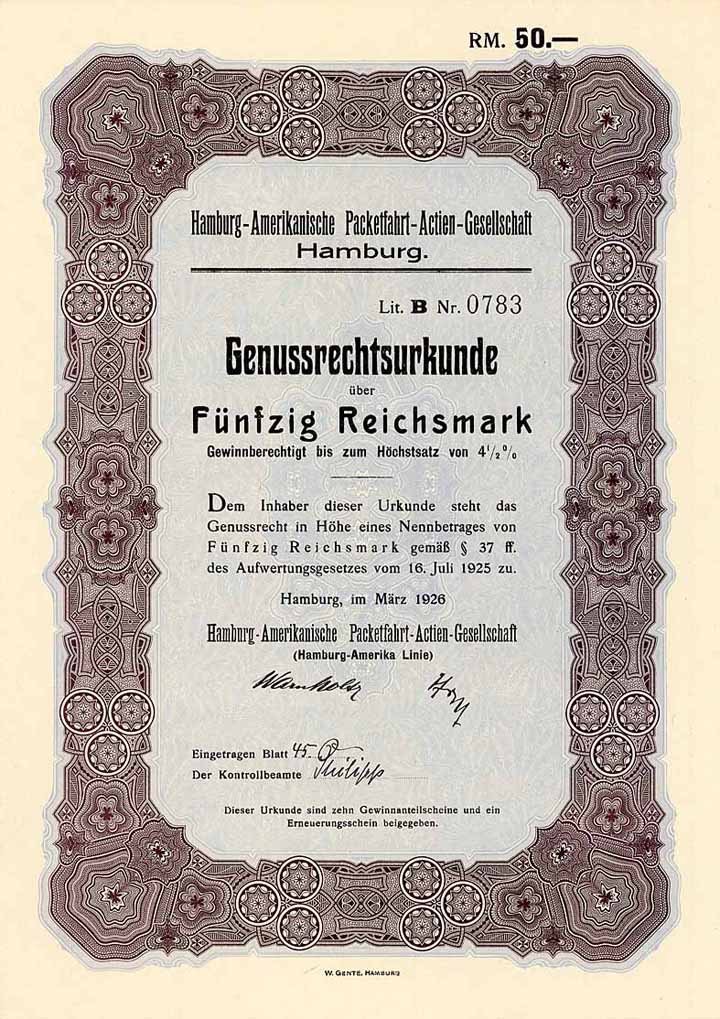 Hamburg-Amerikanische Packetfahrt-AG
