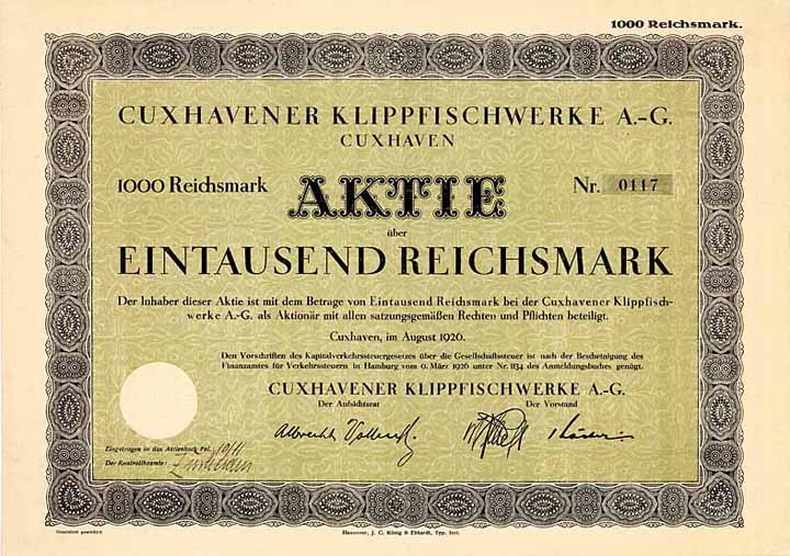 Cuxhavener Klippfischwerke AG