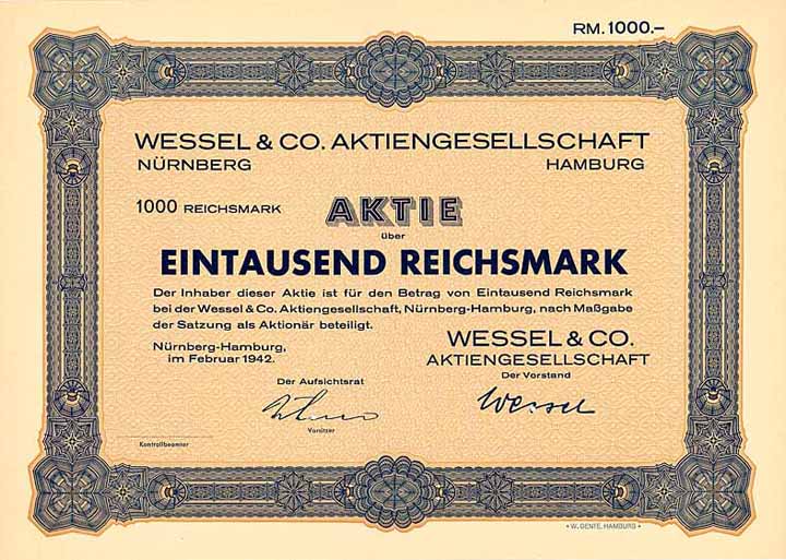 Wessel & Co. Aktiengesellschaft