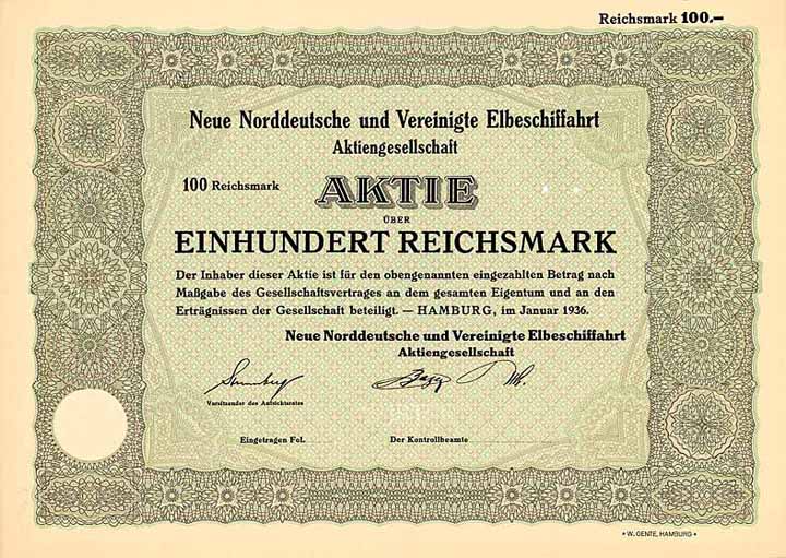 Neue Norddeutsche und Vereinigte Elbeschiffahrt AG