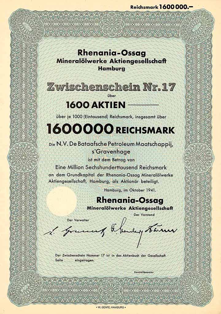 Rhenania-Ossag Mineralölwerke AG