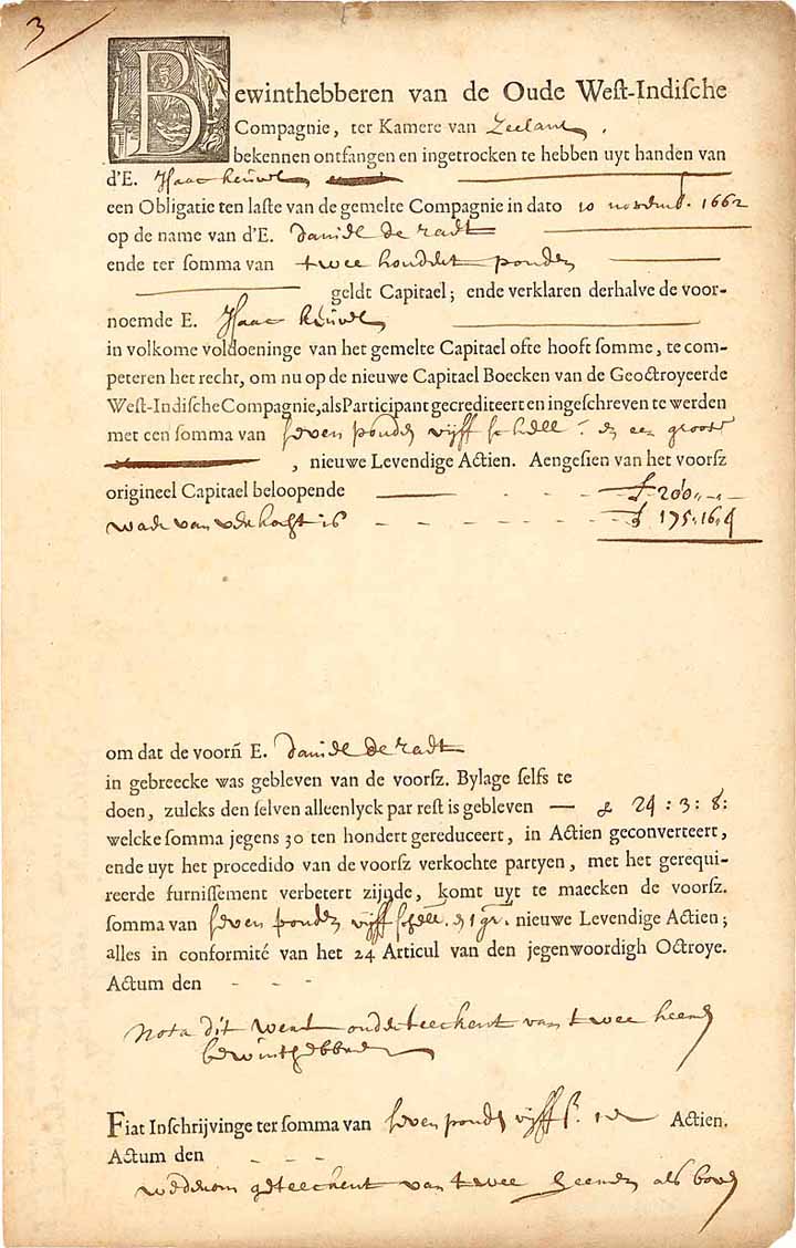 Oude West-Indische Compagnie (West-Indische Handels-Compagnie)