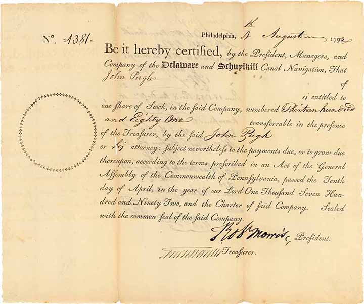 Delaware and Schuylkill Canal Navigation Co.