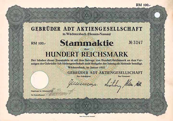 Gebrüder Adt AG