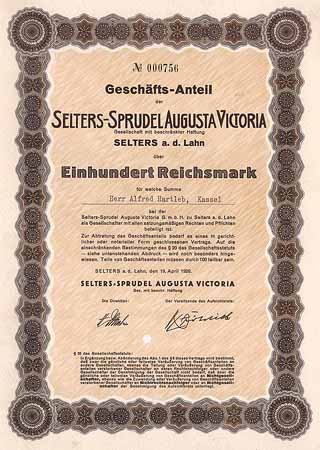Selters-Sprudel Augusta Victoria GmbH