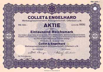 Collet & Engelhard Werkzeugmaschinenfabrik AG