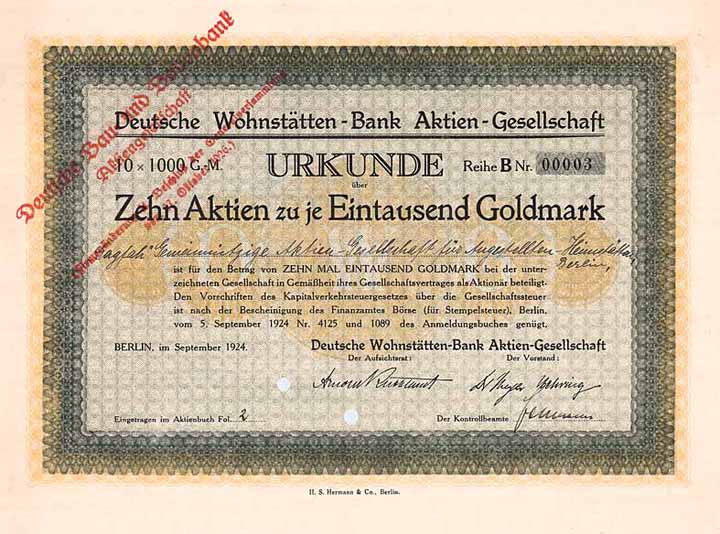 Deutsche Wohnstätten-Bank AG