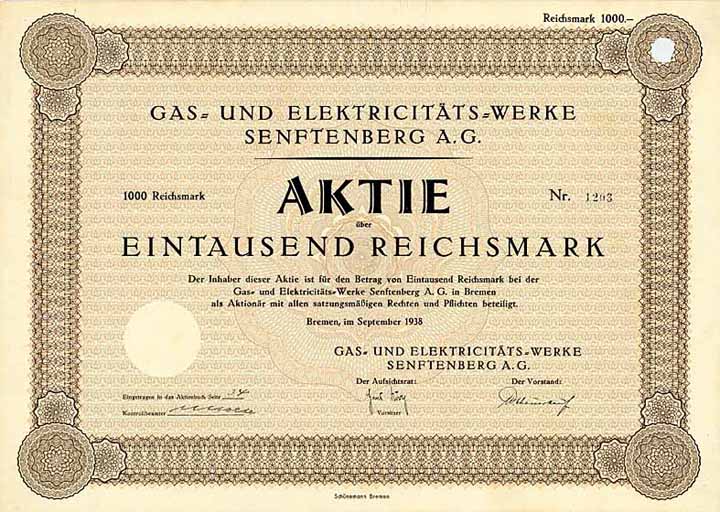 Gas- und Elektricitäts-Werke Senftenberg AG