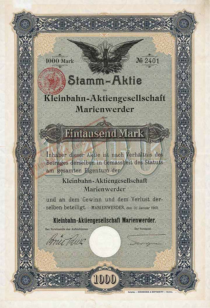 Kleinbahn-AG Marienwerder