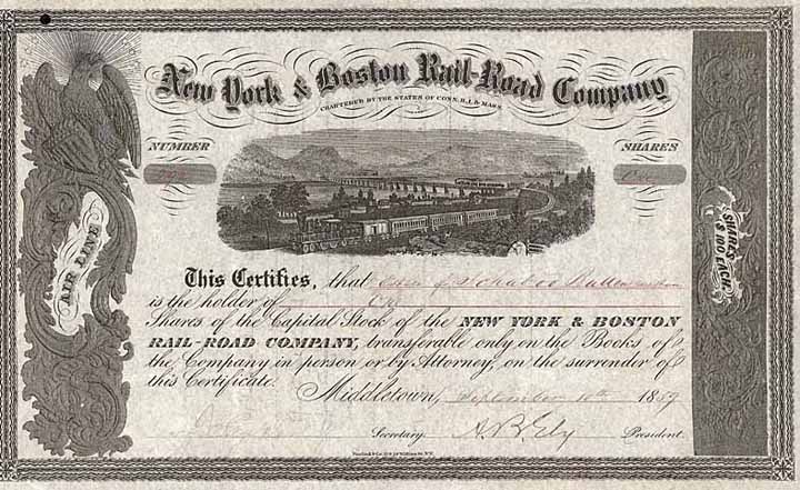 New York & Boston Railroad