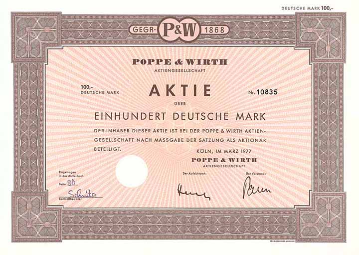 Poppe & Wirth AG