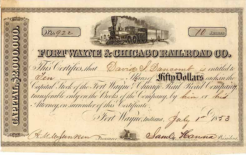 Fort Wayne & Chicago Railroad