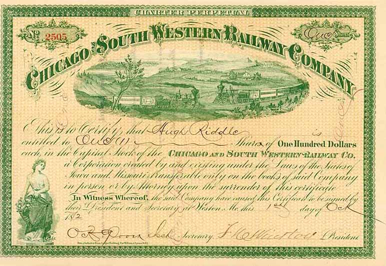 Chicago & South Western Railway
