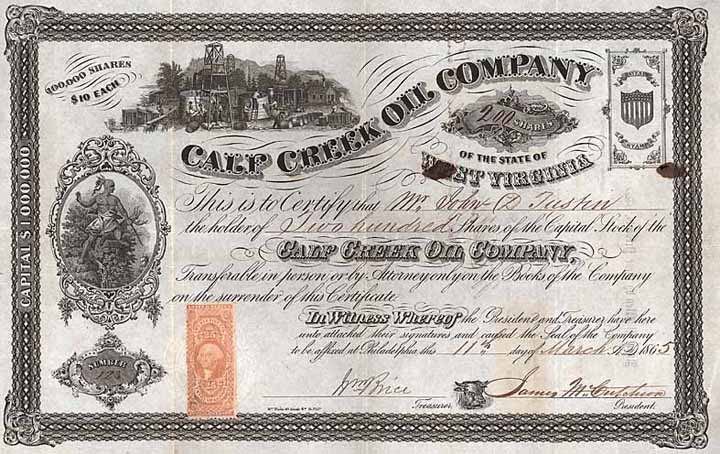 Calf Creek Oil Co. of West Virginia