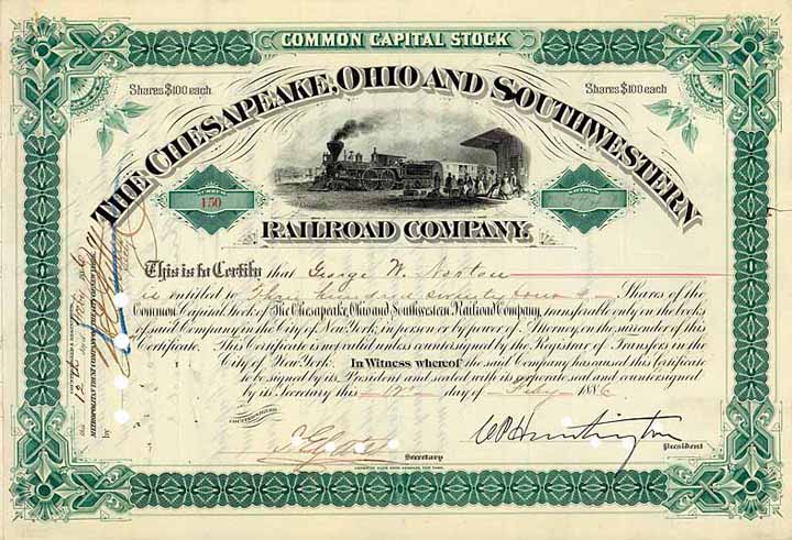 Chesapeake, Ohio & Southwestern Railroad (OU Huntington)