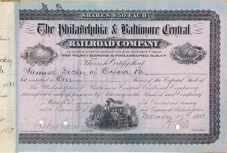 Philadelphia & Baltimore Central Railroad