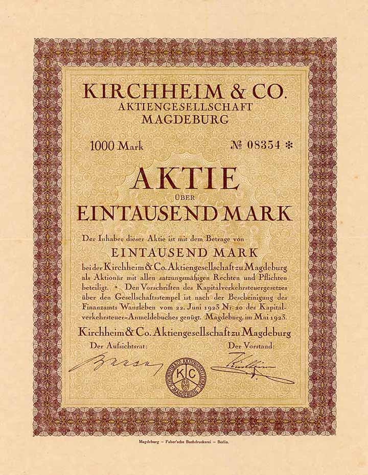 Kirchheim & Co. AG