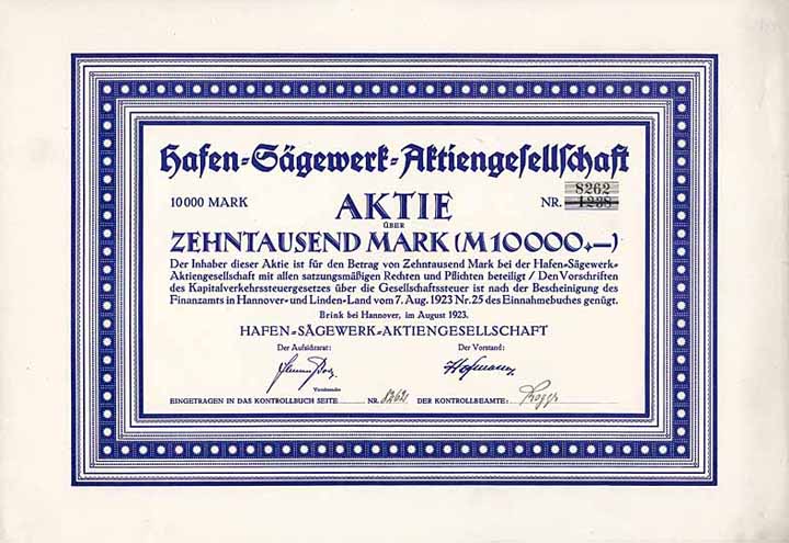 Hafen-Sägewerk-AG