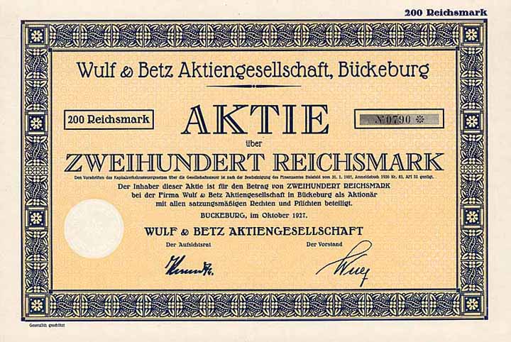 Wulf & Betz AG
