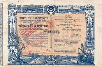 Soc. Ottomane d’Exploitation du Port de Salonique S.A. Ottomane