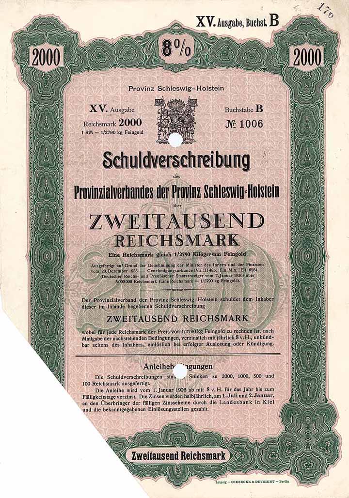 Provinzialverband der Provinz Schleswig-Holstein