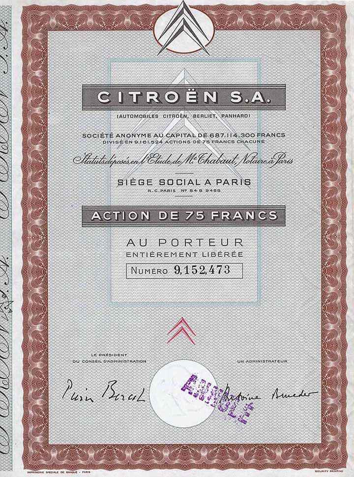 Citroën S.A.