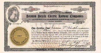 Boynton Bicycle Electric Railway