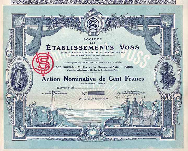 Soc. des Établissements Voss S.A.