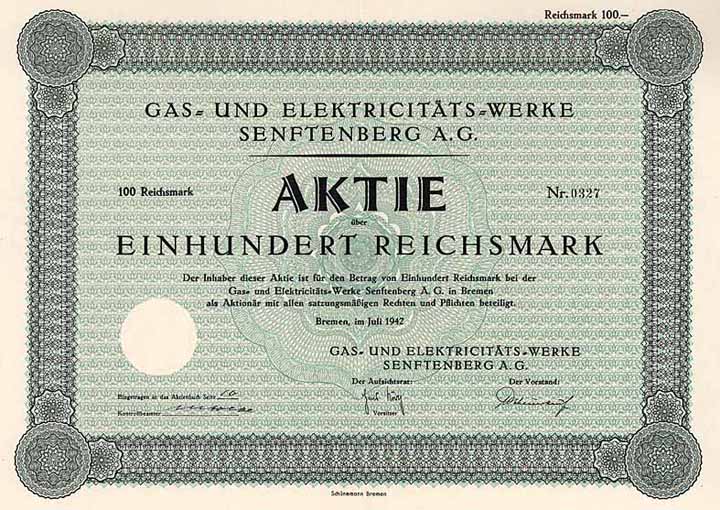 Gas- und Elektricitäts-Werke Senftenberg AG