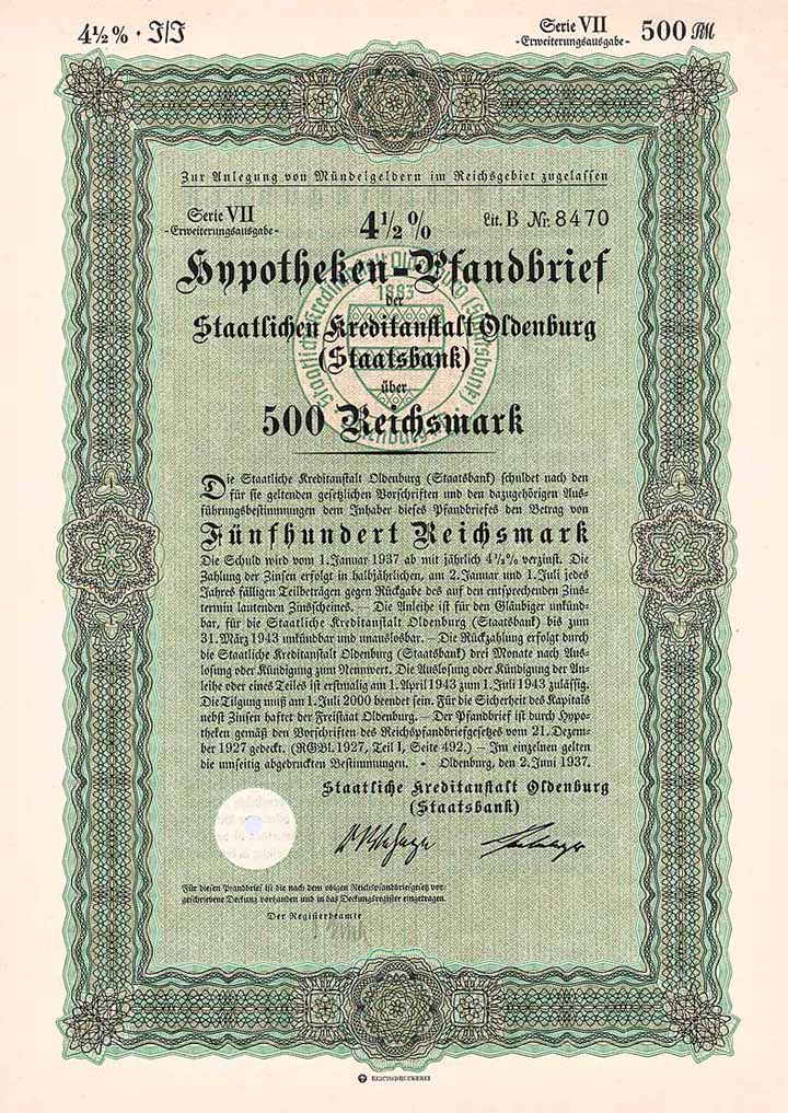Staatliche Kreditanstalt Oldenburg