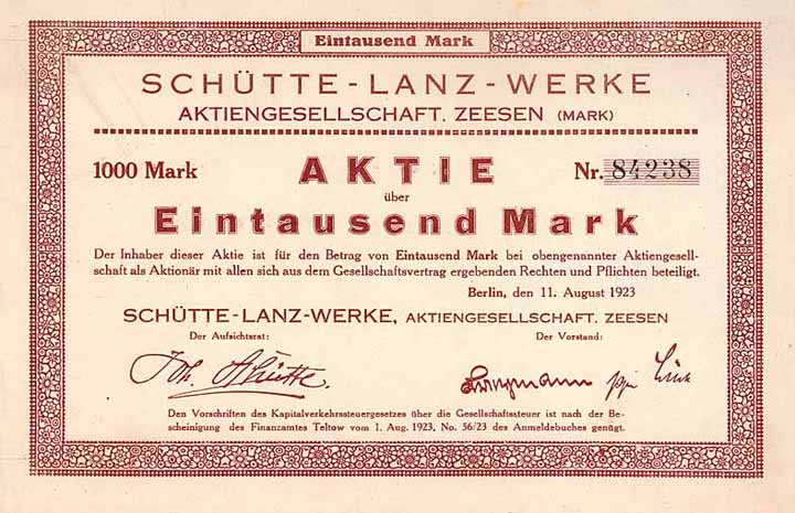 Schütte-Lanz-Werke AG