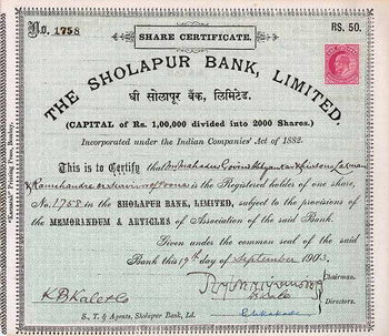 Sholapur Bank Ltd.