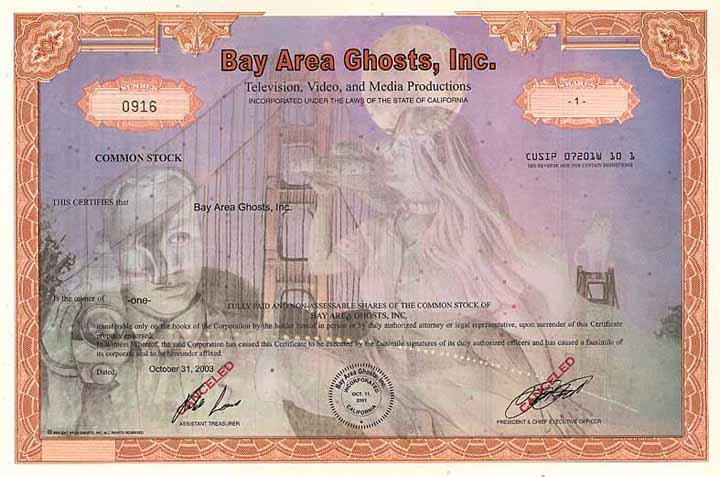 Bay Area Ghosts, Inc.