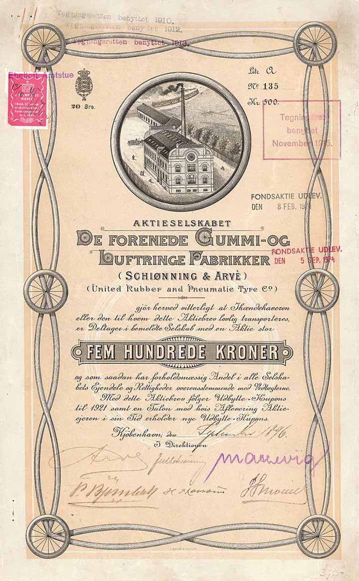 AS de Forenede Gummi- og Luftringe Fabrikker (United Rubber and Pneumatic Tyre Co.)