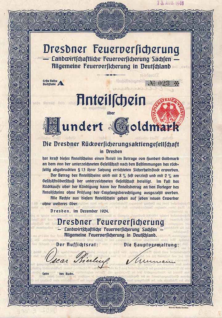 Dresdner Feuerversicherung